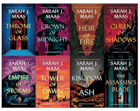 Throne Of Glass Series Collection 8 book Collection