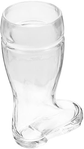 GRIRIW Boots Glasbecher Aus Transparentem Glas Stabiler Boden Kompakter Trinkbecher Für Cocktails Whisky Saft
