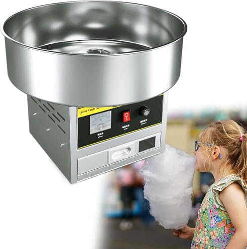 VYUJHNBG Electric Cotton Candy Machine, Candy Floss Maker, Commercial Cotton Candy Machine, for Family Party