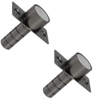 HOMSFOU 2 Piezas Tope de Puerta Invisible Inoxidable Colisión Soporte para Compacto y Elegante para Oficina