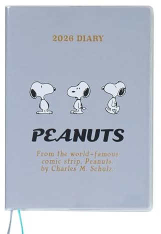 Sanrio 624039 B6 Terminplaner (Blocktyp) 2026 Snoopy Papier beginnt Oktober Notizbuch Planer Terminplaner Notizbuch