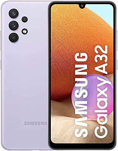 SAMSUNG Galaxy A32 - Smartphone 128GB, 4GB RAM, Dual Sim, Violet (Renewed)