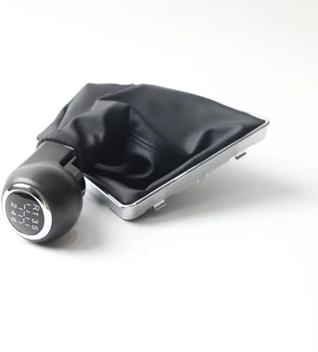 Kompatibel mit OPEL Für ASTRA III H 1.6 2004–2010 Schaltknauf für 5 und 6 Gang Schaltgetriebe mit Schaltmanschette Schalthebel Auto