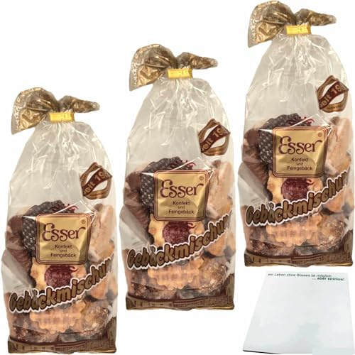 usy Bundle für Esser Gebäckmischung 3er Pack (3x250g Beutel) + usy Block