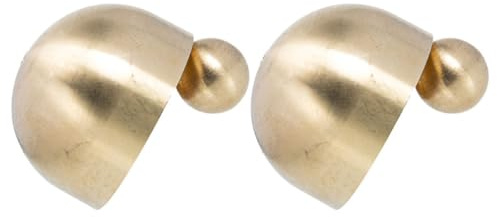 LIFKOME Kupfer Türglocke 2 Stück für Ladenbesitzer mit Klarem Klang Dekorative Metalltürklingel für Tür Fenster Garten und Ladenbereiche