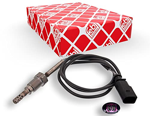 febi bilstein 49259 Abgastemperatursensor , 1 Stück | Kompatibel mit: AUDI A4 B7, A4 B7 Avant, A4 B7 Cabriolet, SKODA SUPERB I, VW PASSAT B5.5, PASSAT B5.5 Variant