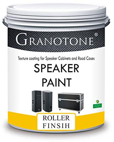GRANOTONE Roller Grade Speaker Cabinet Texture Coating Paint (Black) 800 GMS