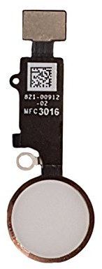 Smartex| Home Button Flexkable kompatibel mit iPhone 7 – Rosa Homebutton Schalter Ersatzteil