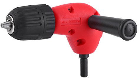90-Grad-Winkeladapter Elektrischer Bohraufsatz 9,5 mm Rundschaft für Schnellspannbohrfutter