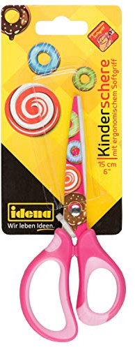 Idena 14027 - Softschere mit Donut-Motiv, rosa, 1 Stück
