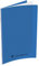 Cahier 24x32 couverture plastique bleu 192p grands carreaux 70g