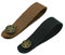 2PCS Guitar Leather Head-stock Tie Strap Hook with Retro Metal Button Accessories for Acoustic/Electric Guitars and Ukulele (Brown + Black)