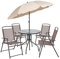 Flash Furniture Sedia pieghevole, 79,38 x 79,38 x 71,12 cm, grigio