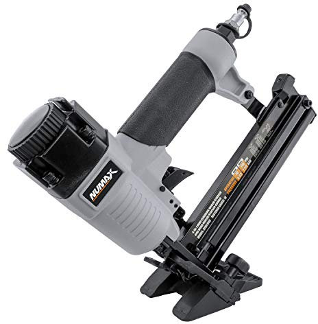 NuMax SFBC940 Pneumatic 4-in-1 18-Gauge 1-5/8 Mini Flooring Nailer/Stapler with Bag