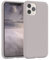 EAZY CASE Premium Silikon Handyhülle kompatibel mit iPhone 11 Pro, Slimcover mit Kameraschutz und Innenfutter, Silikonhülle, Schutzhülle, Bumper, Handy Case, Hülle, Softcase, Rosa Braun