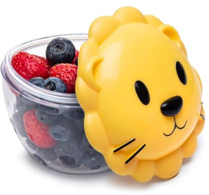 melii 10300 Lion Snack-Aufbewahrungsbehälter für Kinder, Kunststoff, löwe