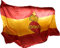 Bandera de España con el Sagrado Corazón
