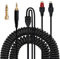 Xingsiyue Replacement Coiled Cable Compatible with Sennheiser HD650 HD600 HD660s HD580 Headphone - Extension to 5M Cord with 6.35MM Adapter