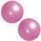 NUWIQ Pilates Ball, 25 cm Gymnastikball Klein, Gymnastikbälle Kinder, mit Aufblasbarem Strohhalm, für Yoga, Gleichgewichtstraining, Aerobic, 2 Stück, Rosa