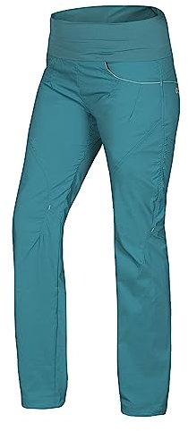 Ocun W Noya Pants Grün - Leichte atmungsaktive Damen Kletterhose, Größe M - Farbe Blue Deep Peacock
