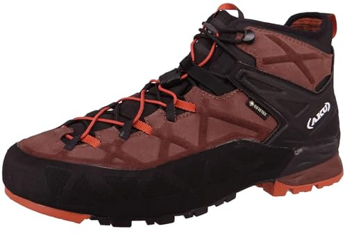 AKU Rock Dfs Mid GTX, Stivali SENDERISMO Uomo, Brown/Ruggine, 44