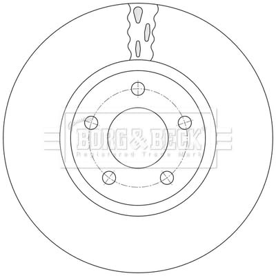 Borg & Beck BBD7020S Brake Disc Single To Fit C Class (W205) E Class (213) 12/13-08/18