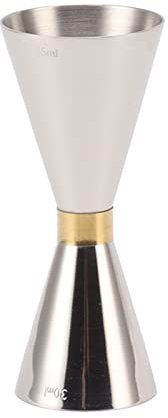 Doppio Jigger da Cocktail in Acciaio Inossidabile 304 con Bilancia, Attrezzo da Bar in Stile Giapponese con Misurino da Bar per Barman Jiggers da , Misurino per Bevande per (Colore