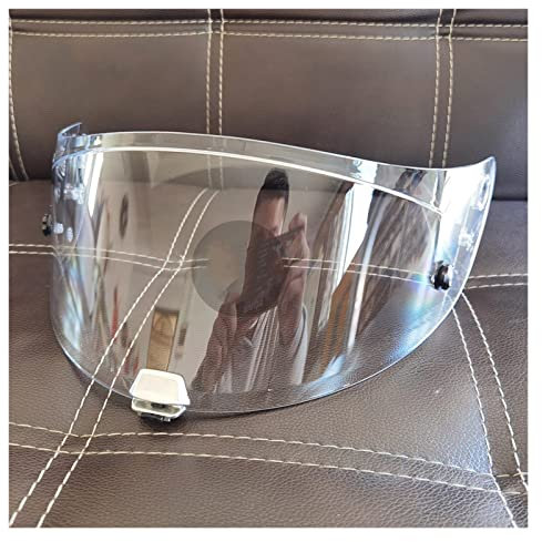 Scudo Visiere Moto, Custodia Compatible with Lenti Compatible with Visiera del Casco Integrale del Motociclo Compatibile con H-JC RPHA-11 RPHA-70 HJ-26 (Color : Clear)