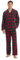 kolipajam Ensemble pyjama en flanelle pour homme, Vert et rouge à carreaux, M