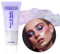 Prreal Körper-Glitter-Gel 50ml, Gesichts- und Körper-Sequin-Gel, Flüssiger Lidschatten, Chunky Glitter für Gesicht, Haare, Nägel, Holographisches Kosmetik-Laserpuder, Festival-Make-up #014 Pink