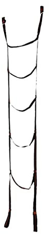 XANHOY Strong Webbing Ladder 5-step Rope Ladder Swing With Carabiners For Outdoor Tree Climbing Work School Escape Drill Rope Ladder For Boat Step With Hooks Pontoon Boat Treehouse Workout Climbing