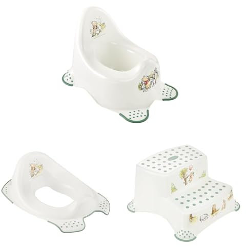 keeeper Winnie Puuh Kinderpflege Set 3tlg.: Babytopf, Toilettensitz und Tritthocker, weiß