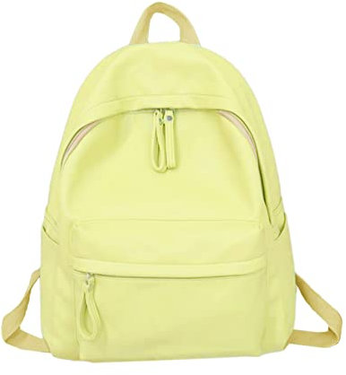 Watreketal Schulranzen,Rucksack mit großem Fassungsvermögen für Herren und Damen, PU-Leder, Schultasche, Laptop-Rucksack, Reise-Tagesrucksack für die Uni