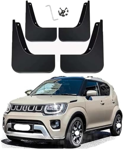 FengXH Auto Parafanghi Paraschizzi Paraspruzzi per 2020 Suzuki Ignis II (Facelift 2020), Paraspruzzi Parafanghi in Gomma Protettivi Schizzi Pneumatici Passaruota