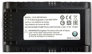 OTURLICC 21,6 V 3500 mAh Ersatz-Li-Ionen-Akku for Staubsauger. Kompatibel mit kabellosem Stabstaubsauger Samsung Jet 90/Jet 75 Pet/Jet 75 VCA-SBT90/XAA Power-Akku, 1 Stück