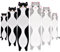 Aragallant Langes Katzen Plüsch Kissen, Langes Plüschtier Kissen, Katze Kissen Kuscheltier 90 cm, Weiches Katze Kissen, Plüsch Spielzeug Geburtstag Weihnachten Geschenk für Kinder (Schwarz, 90CM)