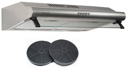 HOTTE CASQUETTE/VISIERE DOUBLE MOTEURS 60 CM - INOX | BELDEKO