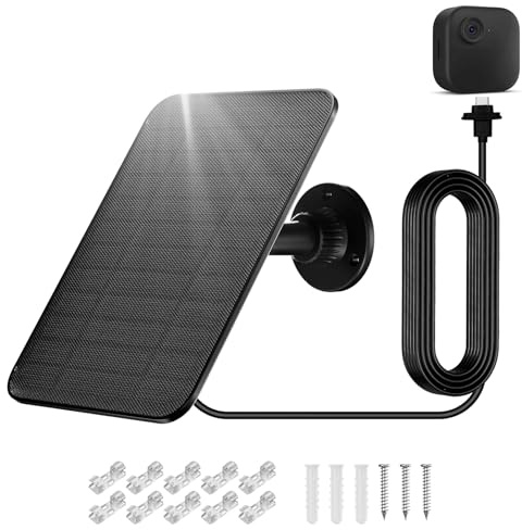 Blink Outdoor 4th Caméra solaire Chargeur avec accessoires de panneau solaire Blink 4th Support réglable à 360°