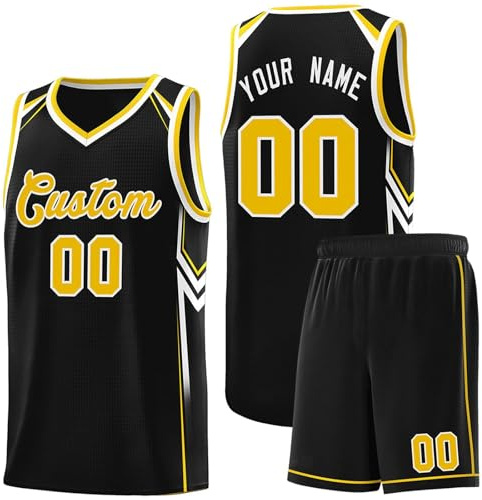 Personalisierte Basketball Trikot 2 Teiliges Set mit Jersey Shirt und Shorts für Herren/Damen/Jungen/Kinder Ballhalterung Wand Deutschland Kinder Jogginghose Jungen 164 Mini Football