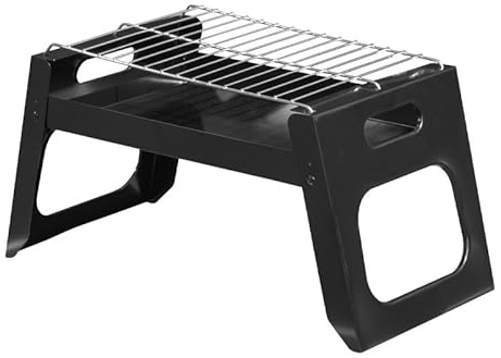 Portable Charcoal Grill Folding Mini BBQ Grill for Outdoor Camping Barbecue Grilling Cooking Camping Hiking Picnics Garden Beach Party