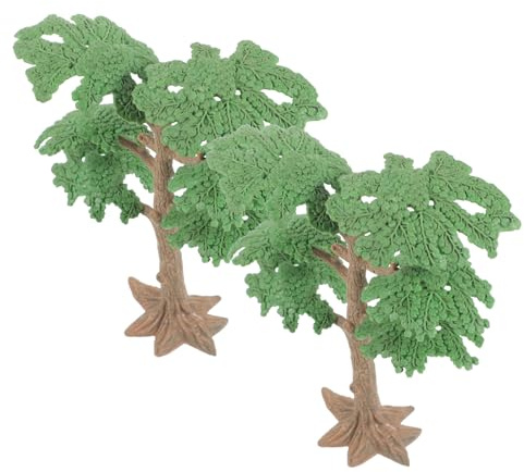 SMASOLO 2pieza Juguetes De Árbol De Paisaje De Ciprés Árbol De Jardín para Decoración del Hogar y Oficina Mini Pino Juguete Divertido para De Árboles Miniatura y Maqueta