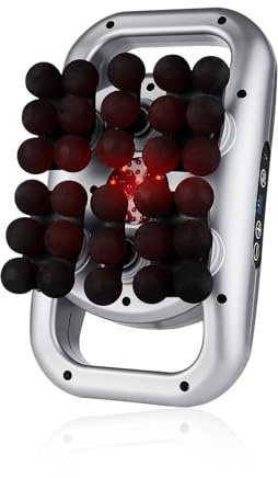 30 Kopf Massagepistole, 3 Massagemodi30 Einstellbaren Geschwindigkeiten, | Rotlicht Tiefengewebe Massagegerät，für Rücken, Schultern, Beine, Fuß, Körpermuskelschmerzen
