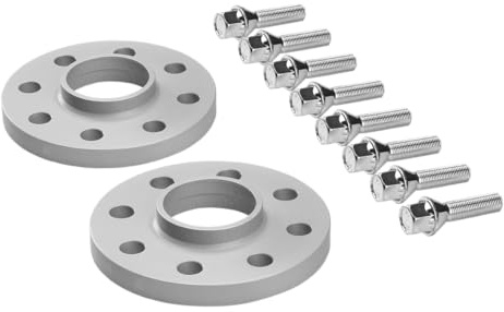 Magneti Marelli Elaborazioni 1919 - Coppia Distanziali 15mm Anteriori o Posteriori MW115 con Bulloni, compatibili con Abarth 595, 695 e Altri