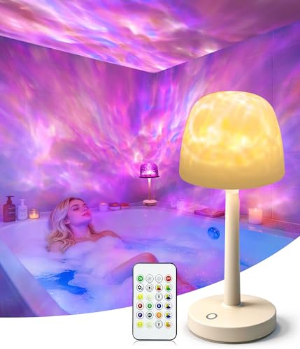 PoolLeader LED Duschlampe Wasserdicht mit Touch & Fernbedienung, 16 Farben