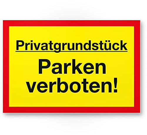 Propriété Privée Stationnement interdit (Jaune/Rouge)