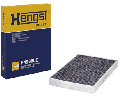 HENGST - Innenraumfilter E4936LC - Luftfilter für den Innenraum mit Aktivkohle - Filtert Staub, Pollen & Gerüche für Allergiker - Für saubere Frischluft im KFZ - Automotive Zubehör