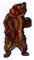 Grizzlybär - Aufnäher Bügelbild Stickbild Iron on Patch