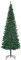 HOMCOM Albero di Natale Artificiale Slim 210cm con 631 Rami Supporto in Metallo