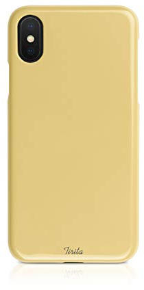 Tirita Hard Phone Case Cover Compatible with iPhone 6 Plus & 6s Plus Shabby Chic Vintage Style Vanilla Yellow