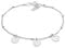 Elli Armband Damen Plättchen Anhänger Fein aus 925 Sterling Silber